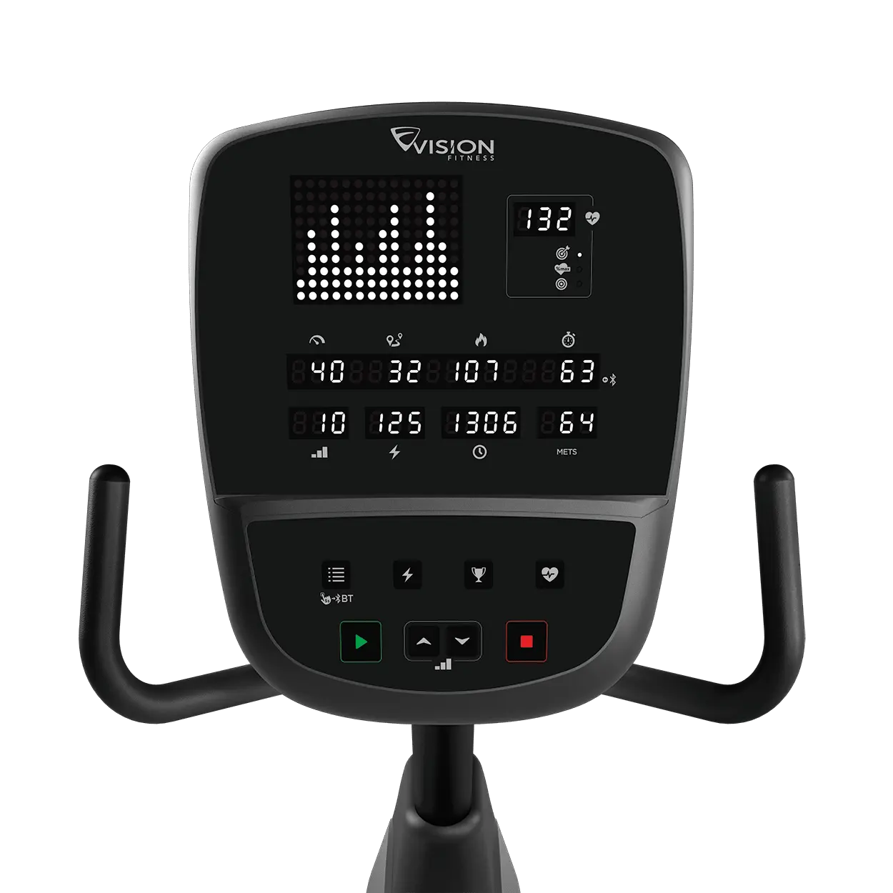 Vision Recumbent Bike R60 con consola LED - Imagen 2